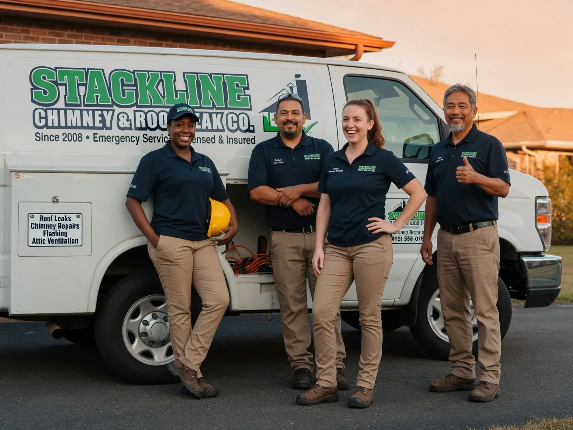 Chimney flashing repair company in Center Ridge, AR
